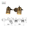 Спот Rivoli Lamia 7062-702 Б0055003 — купить в Bronko‑Decor