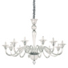 Подвесная люстра Ideal Lux Brigitta SP12 Trasparente 199375 — купить в Bronko‑Decor