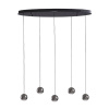 Подвесной светильник Lumien Hall Danay LH8027/5P-BK-PBK — купить в Bronko‑Decor