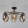 Потолочный светильник Eurosvet Gallo 70121/6 черный Smart a052341 — купить в Bronko‑Decor