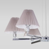 Подвесная люстра Eurosvet Peony 60136/6 хром/серый — купить в Bronko‑Decor