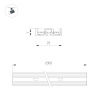Трек Arlight MAG-VIBE-TRACK-257-3000 (WH-BK) 053255 — купить в Bronko‑Decor