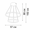 Подвесной светильник Vitaluce V2691DT-0/2S — купить в Bronko‑Decor
