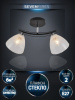 Потолочный светильник Seven Fires Dzhoun SF3382/2C-BK-CR-WT — купить в Bronko‑Decor