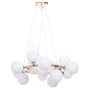 Подвесная люстра Lumina Deco Marsiada LDP 6033-15 GD — купить в Bronko‑Decor