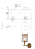 Бра MyFar Alen MR1910-1W — купить в Bronko‑Decor