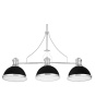 Подвесная люстра Lumina Deco Ettore LDP 710-3 BK+CHR — купить в Bronko‑Decor