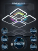 Потолочная люстра Seven Fires Barna SF5041/5C-BK-RGB — купить в Bronko‑Decor