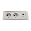Блок розеток LK-RSA (2 секции 1 USB + 1 type-C) Mebax 00-00002873 — купить в Bronko‑Decor