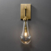 Бра Delight Raindrop MT9093-1W brushed gold — купить в Bronko‑Decor