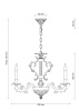Подвесная люстра Lucia Tucci Firenze 1780.15.3 Antique Gold — купить в Bronko‑Decor
