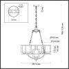 Подвесная люстра Lumion Riverly 6524/7 — купить в Bronko‑Decor