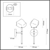 Бра Odeon Light Stono 4789/1W — купить в Bronko‑Decor