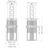 Блок розеток 17 (12 секций и USB type A+C) беспроводная зарядка Mebax 00-00002600 — купить в Bronko‑Decor