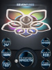 Потолочная люстра Seven Fires Dzhergo SF5046/11C-CF-RGB — купить в Bronko‑Decor