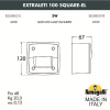 Светильник для ступеней Fumagalli 3S3.000.000.AYG1L — купить в Bronko‑Decor