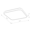 Потолочный cветильник Nowodvorski Agnes Square Led Pro Black 10985 — купить в Bronko‑Decor