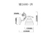 Бра MyFar Nile MR1680-1W — купить в Bronko‑Decor