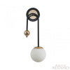 Бра Arte Milano Neapolis 274307/1B BK/GD — купить в Bronko‑Decor