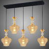 Подвесная люстра Reluce 09004-0.9-05L AMBER — купить в Bronko‑Decor