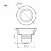 Мебельный светильник Arlight LTM-R45WH 3W Day White 30deg — купить в Bronko‑Decor