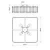 Потолочный светильник Escada Unona 2117/4 — купить в Bronko‑Decor