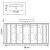 Потолочная люстра Lightstar Genni 798281 — купить в Bronko‑Decor
