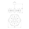 Потолочный светильник Eurosvet Origami 60121/6 латунь Smart — купить в Bronko‑Decor