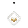 Подвесная люстра Lumina Deco Crulia LDP 8005-6 BK+MD — купить в Bronko‑Decor