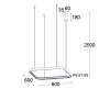 Подвесная люстра Italline IT013-6031 gold 3000K — купить в Bronko‑Decor