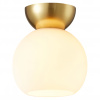 Потолочный светильник iLamp Mono C6079-1 GD+WH — купить в Bronko‑Decor