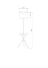 Торшер ARTE Lamp A2070PN-1BK — купить в Bronko‑Decor