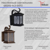 Уличный настенный светильник Reluce 08292-9.2-001U BK — купить в Bronko‑Decor