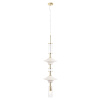 Подвесной светильник Crystal Lux VALENCIA SP1.3 GOLD — купить в Bronko‑Decor