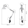 Настольная лампа ЭРА N-121-E27-40W-W C0041455 — купить в Bronko‑Decor
