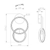 Настенный светильник Escada Relation 10230/SG LED White — купить в Bronko‑Decor