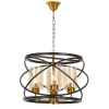 Подвесная люстра Lumina Deco LDP 8004-4 BK+MD — купить в Bronko‑Decor