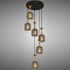 Каскадная люстра Reluce 02003-0.9-06 SMOKE — купить в Bronko‑Decor