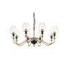 Подвесная люстра Elstead Lighting Armand DL-ARMAND8-AB — купить в Bronko‑Decor