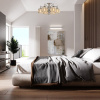 Потолочная люстра Lumien Hall Джилио LH1051/6C-NK-GZ — купить в Bronko‑Decor