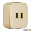Трековая розетка Arte Milano Am-track-sockets 380022TS/USBx2 Gold — купить в Bronko‑Decor