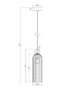 Подвесной светильник Maytoni Antic MOD302PL-01CG — купить в Bronko‑Decor