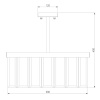 Потолочная люстра Bogates Eclipse 358/5 Smart — купить в Bronko‑Decor