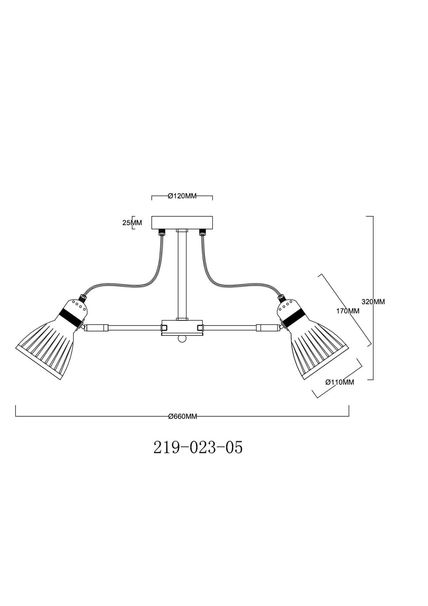 Люстра на штанге Velante 219-023-05 — купить в Bronko‑Decor