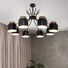 Потолочная люстра Eurosvet Batler 70133/8 черный — купить в Bronko‑Decor