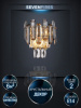 Настенный светильник Lumien Hall Iterri LH0061/2W-GD-SMK-CL — купить в Bronko‑Decor