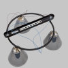 Потолочная люстра IMEX MD.5948-3-S-BK+AB — купить в Bronko‑Decor