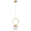 Подвесной светильник Crystal Lux CAROLINA SP1 V1 BRASS — купить в Bronko‑Decor