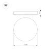 Потолочный светильник Arlight SP-FLOWER-R280-15W Day4000 049793 — купить в Bronko‑Decor