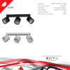Спот Reluce 53001-9.5-003IL SPOT LIGHT GX53 BK — купить в Bronko‑Decor